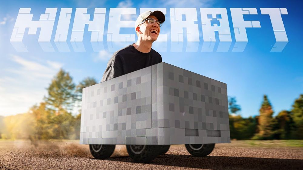A Minecraft cart, in real life