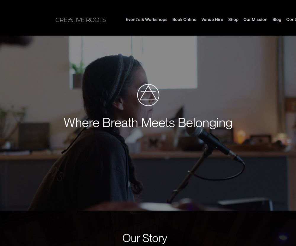 Creative Roots website